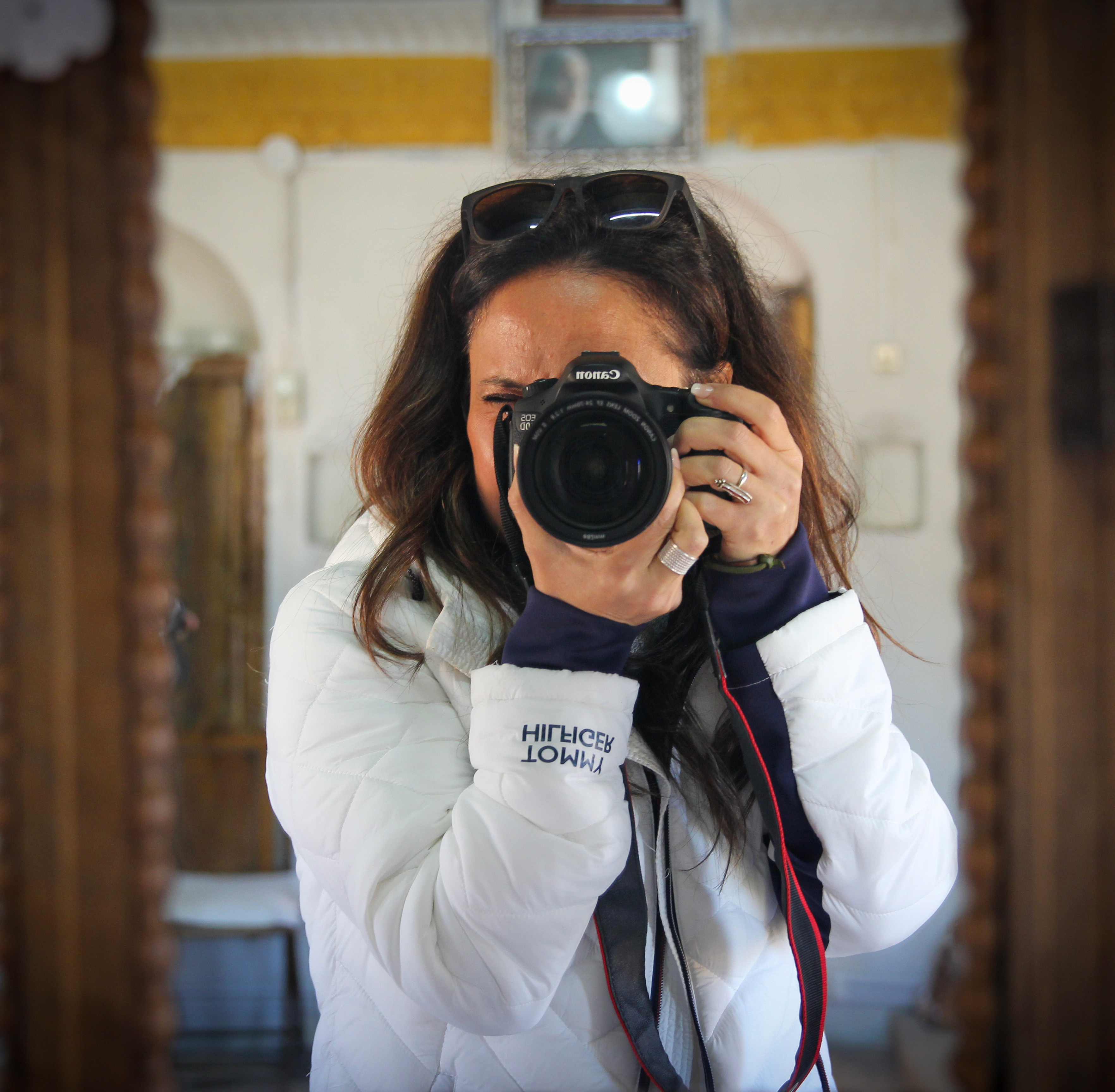 behind the camera
